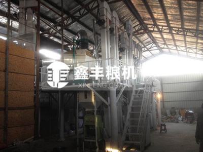 黑龍江15噸玉米加工設備安裝案例